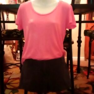 Cotton Therapy T-Shirt Pink Tie-dyed Size Large